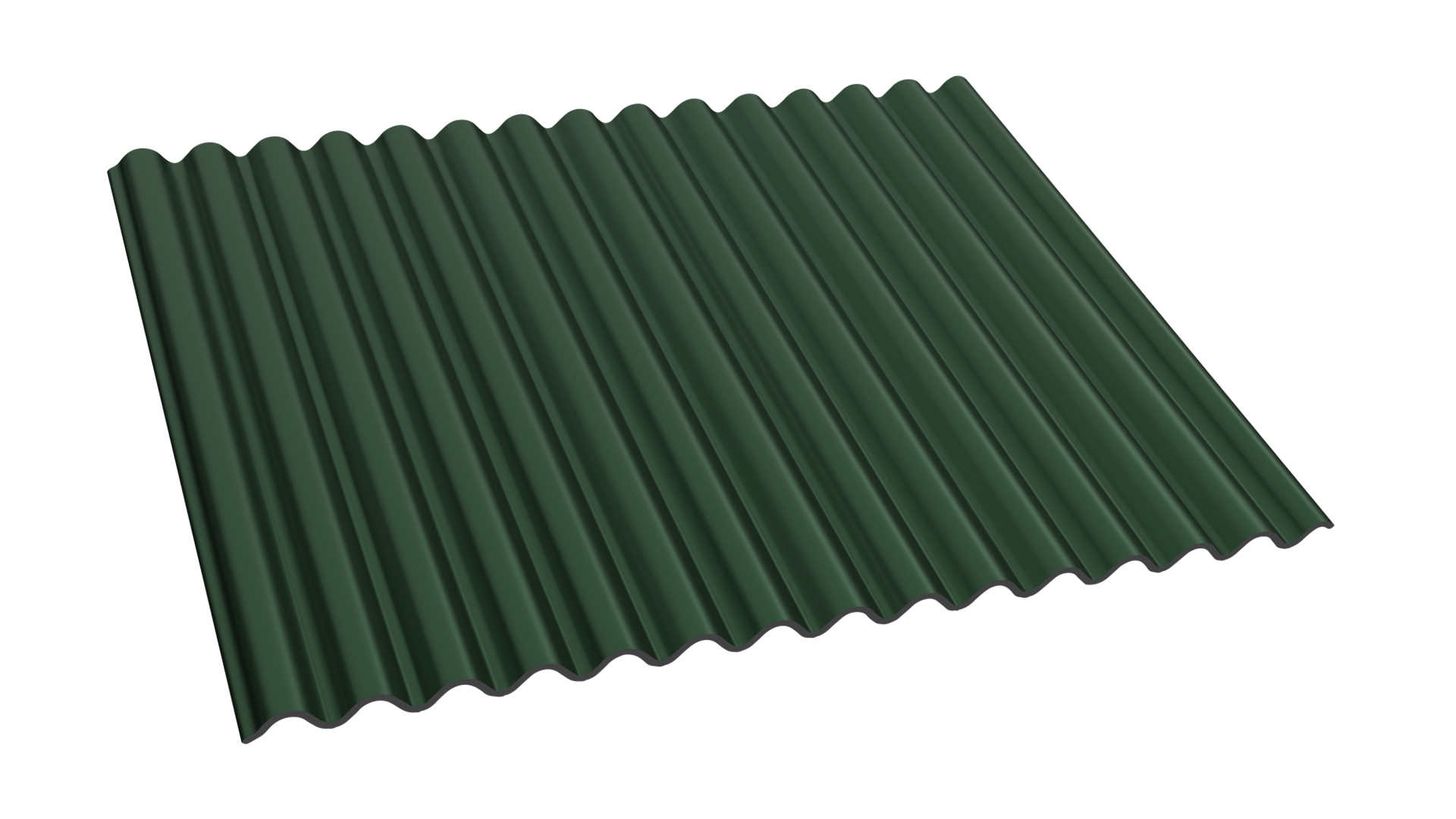 Metal Roofing, Siding, and Wall Panels in Classic Green