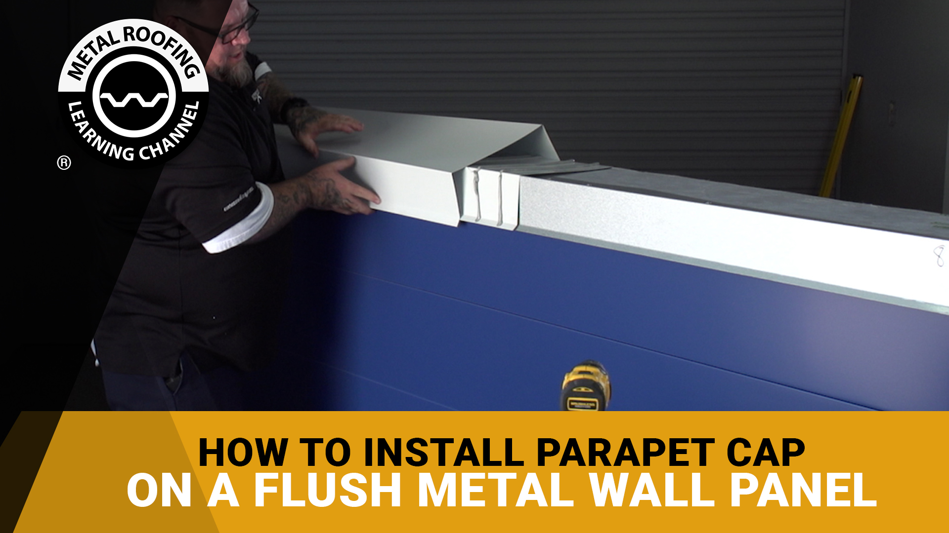 Parapet Cap For Wall Panels Horizontal Install Western Reveal®